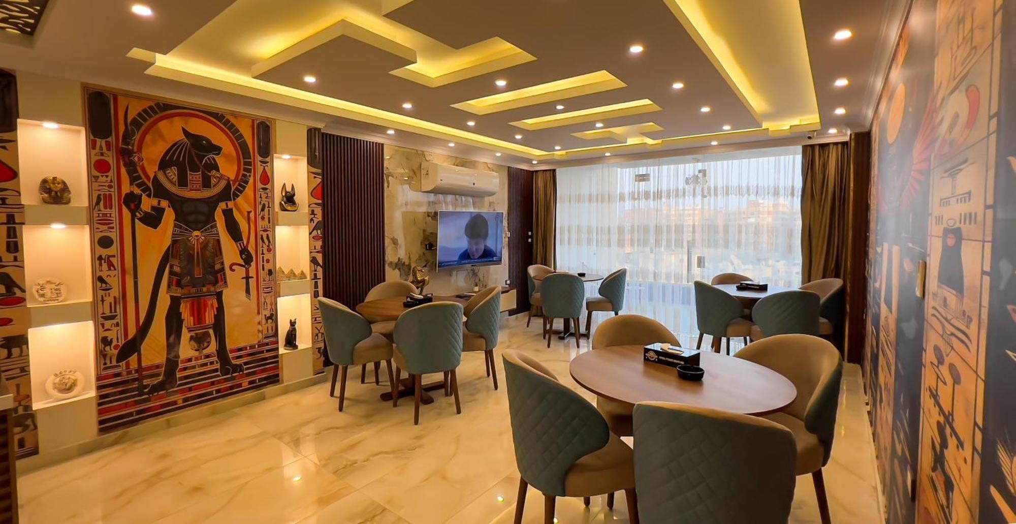 Rotana Pyramids View Vandrarhem Nazlet el-Sîsi Exteriör bild